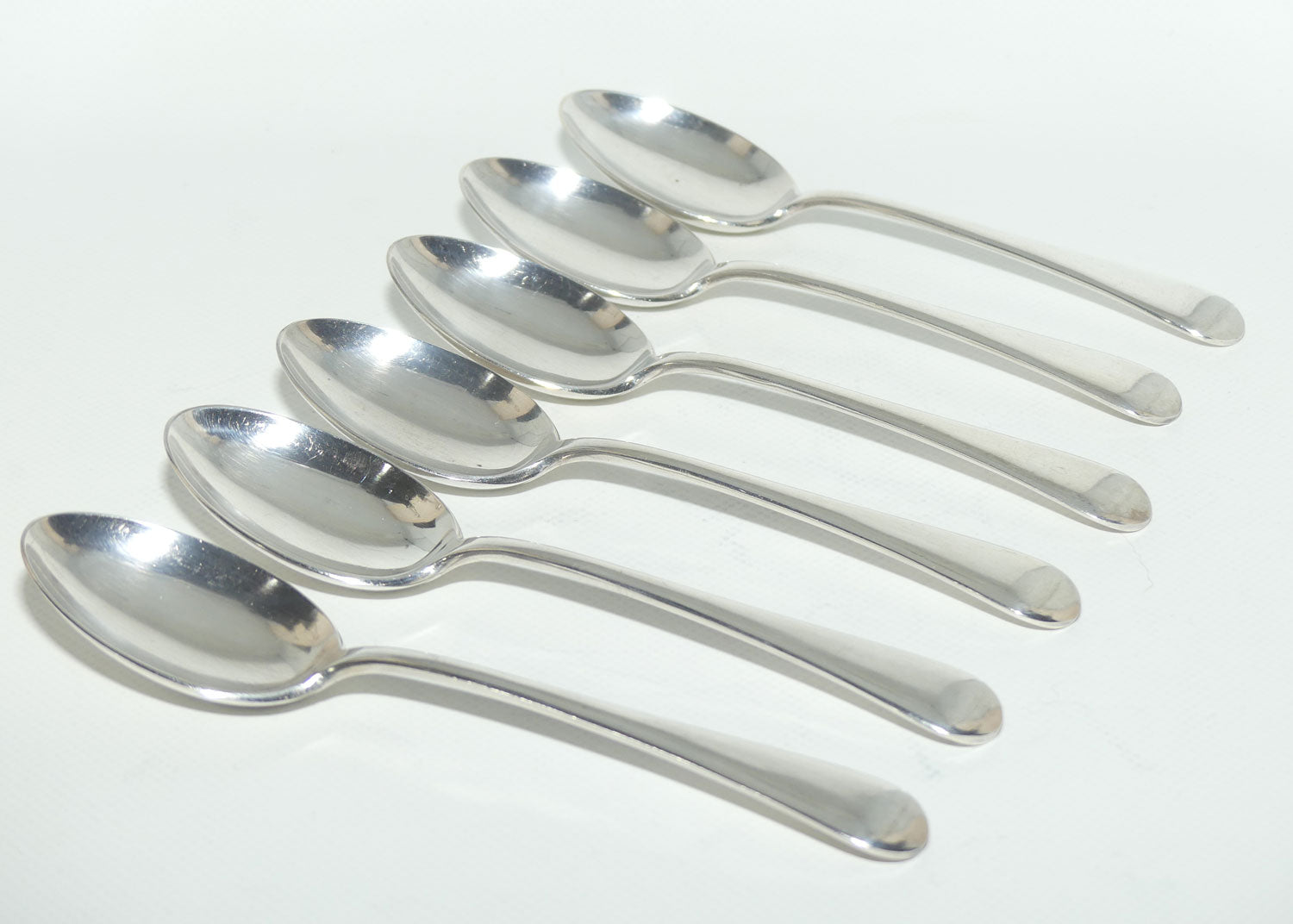 Set of 6 Berkeley EPNS A1 | Silver Plated Desert spoons | 17.5cm