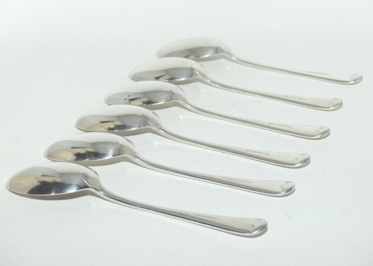 Set of 6 Berkeley EPNS A1 | Silver Plated Desert spoons | 17.5cm