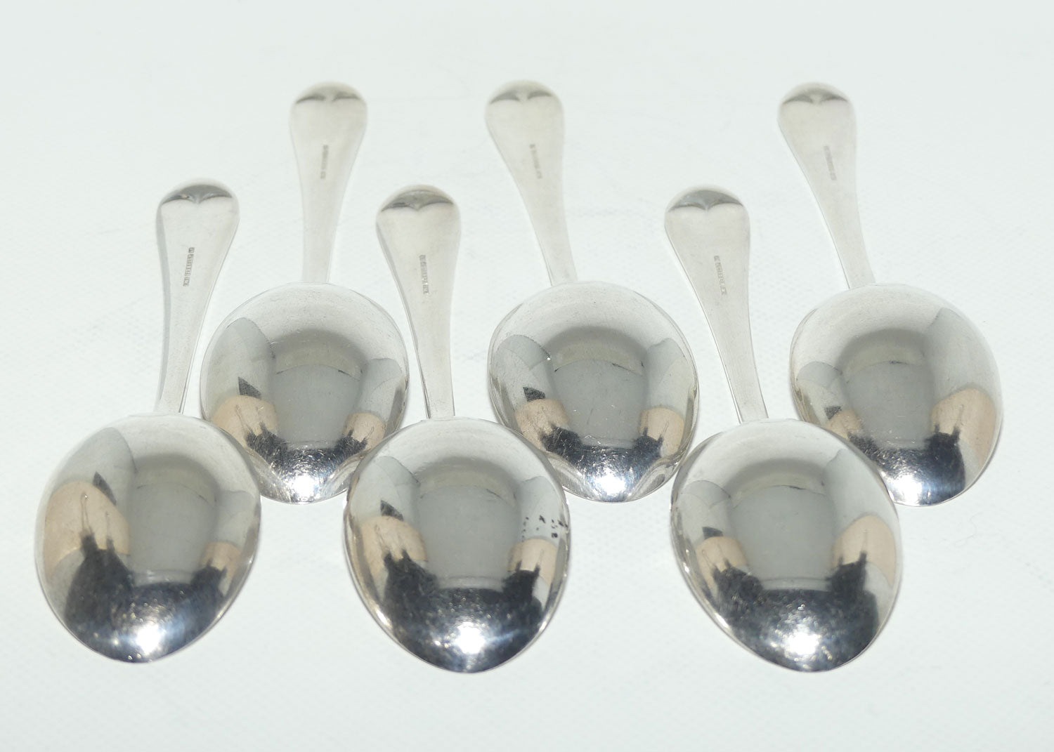 Set of 6 Berkeley EPNS A1 | Silver Plated Desert spoons | 17.5cm