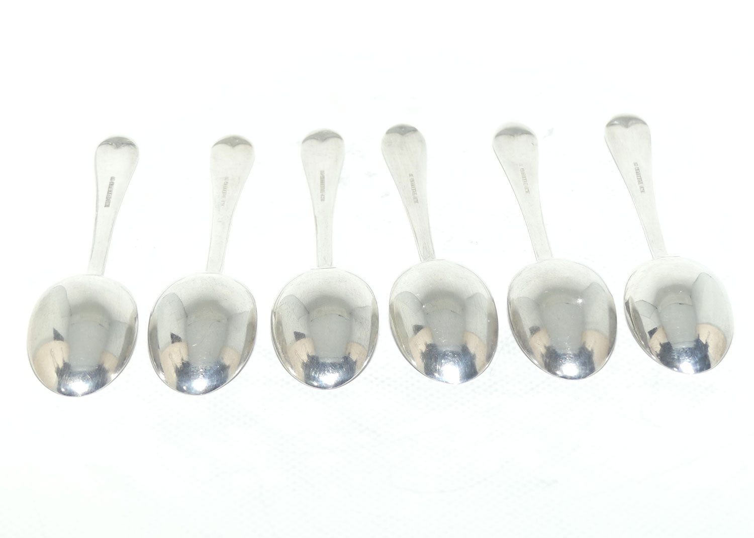 Set of 6 Berkeley EPNS A1 | Silver Plated Tea spoons | 12.2cm