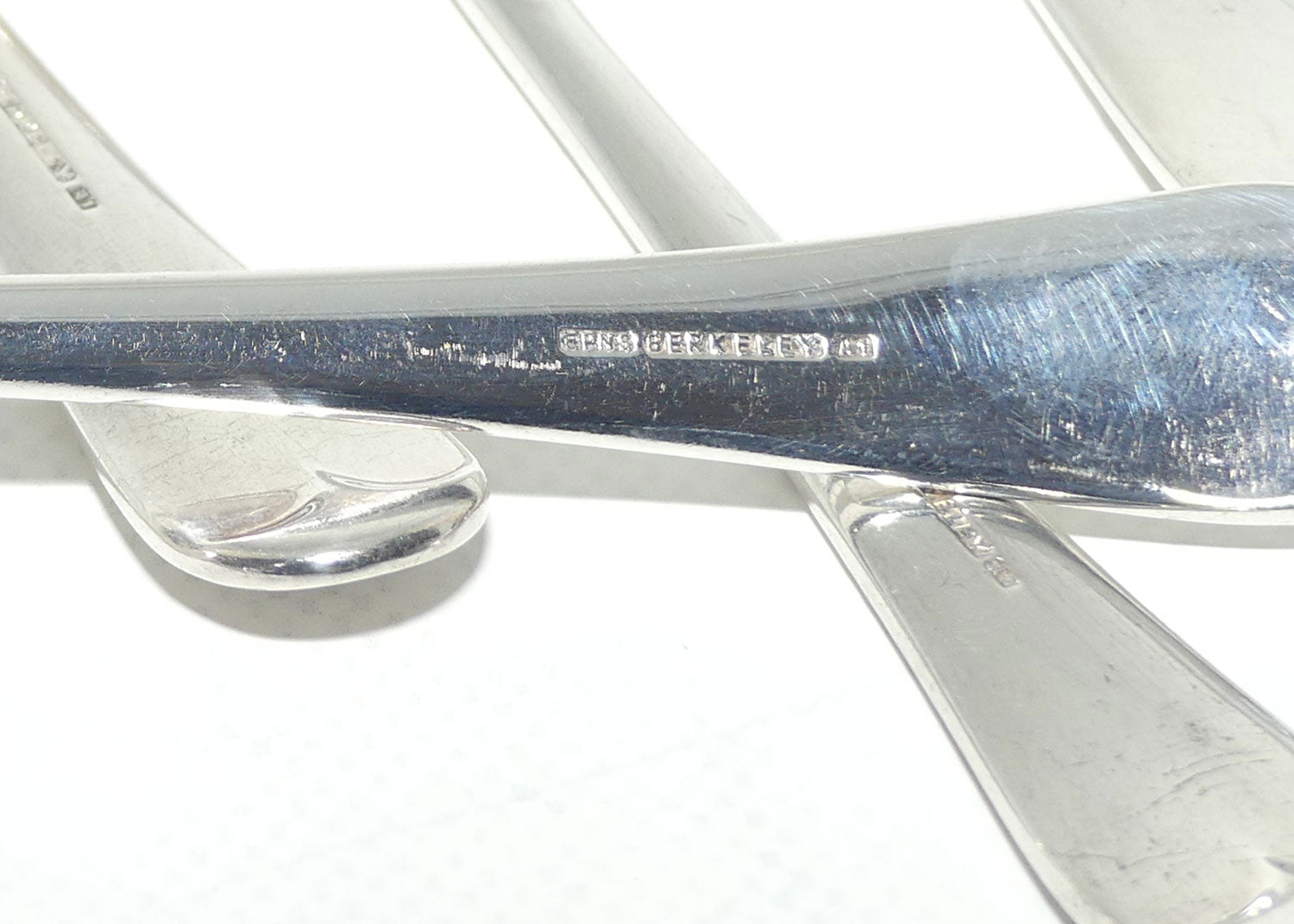 Set of 6 Berkeley EPNS A1 | Silver Plated Soup spoons | 17cm