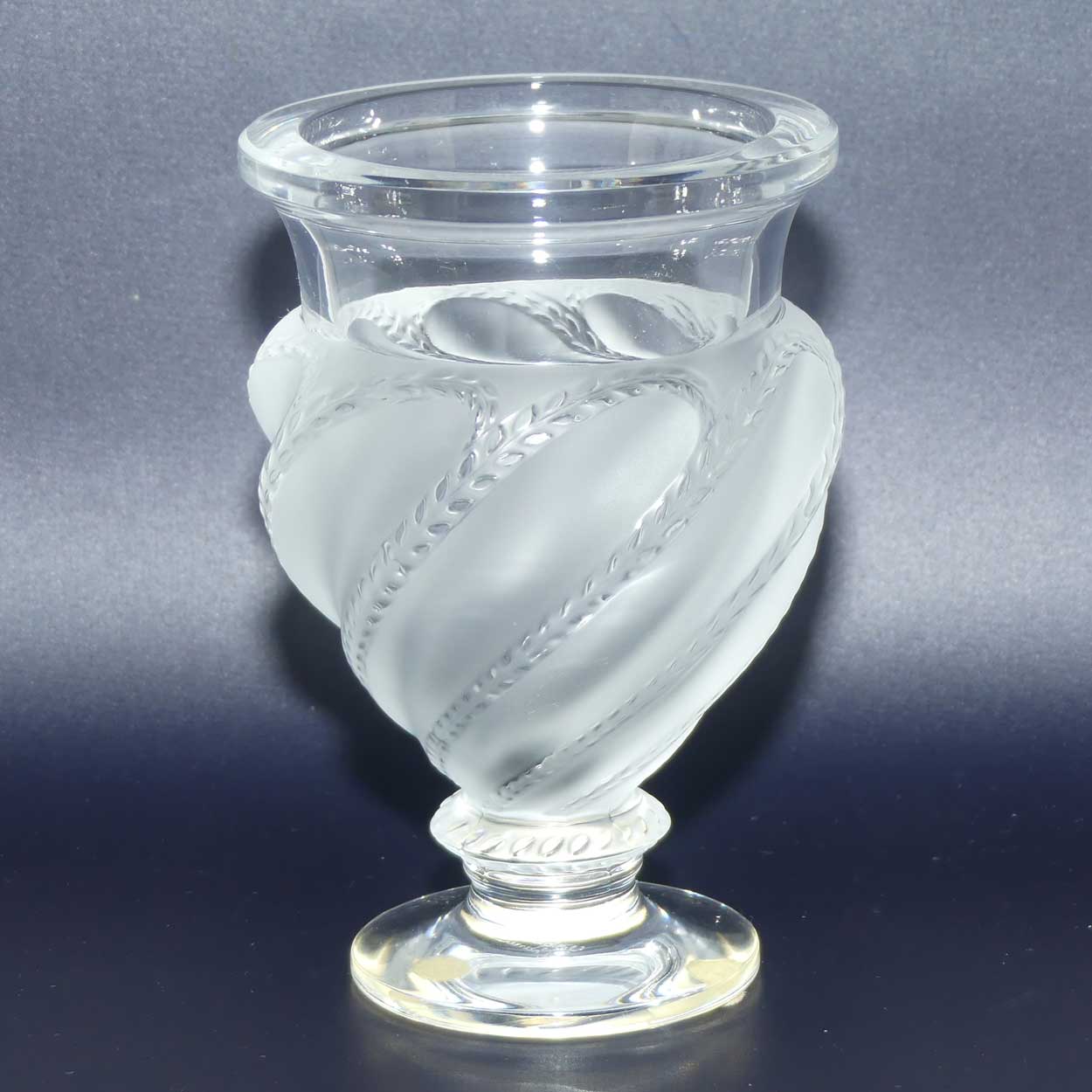 Lalique France Ermenonville vase