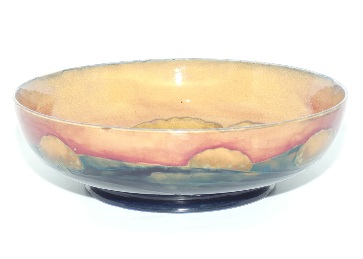William Moorcroft Eventide footed bowl | Shape 88