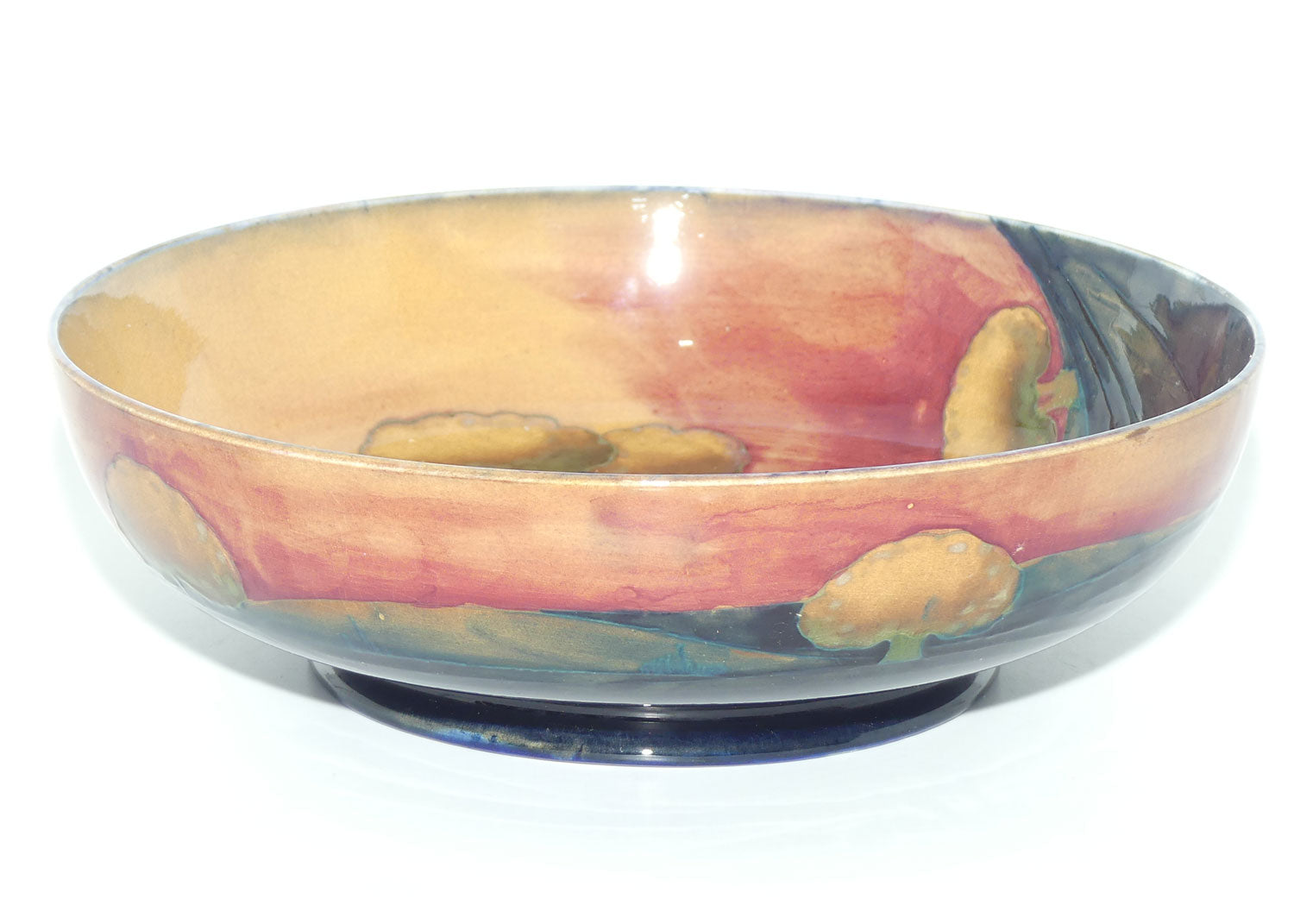 William Moorcroft Eventide footed bowl | Shape 88