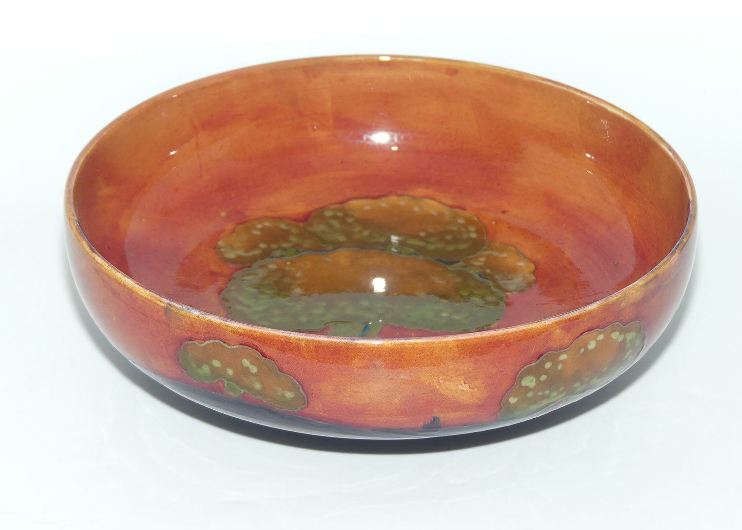 William Moorcroft Eventide footed bowl | Shape 88 | Three Trees