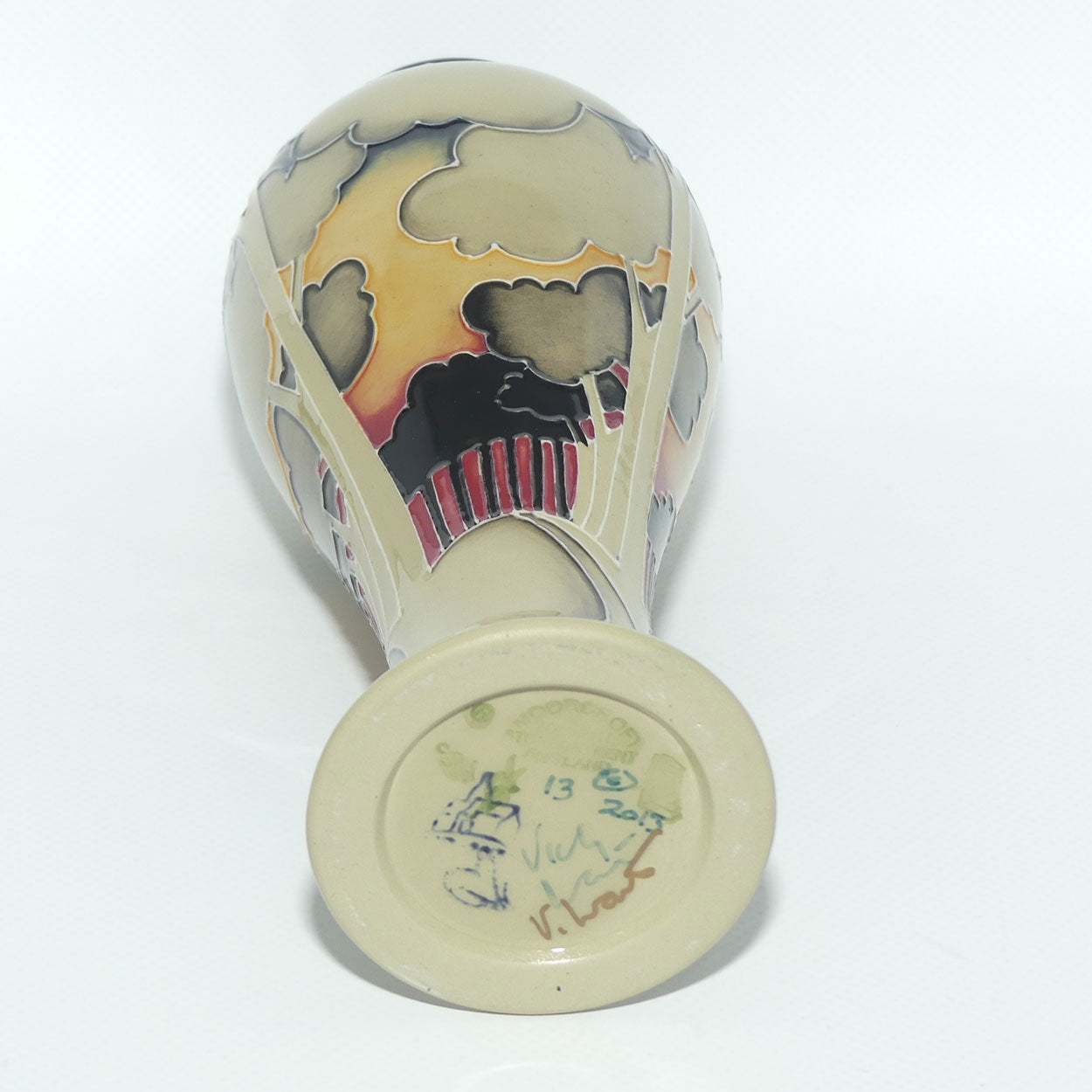 Moorcroft Eventide Winter 75/8 vase (Num Ed)