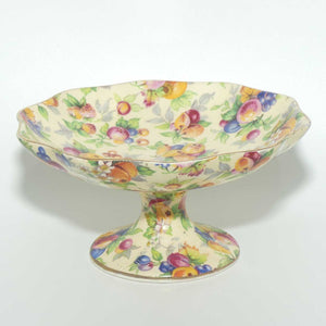 Royal Winton Evesham Chintz fluted comport