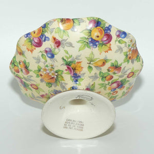 Royal Winton Evesham Chintz fluted comport