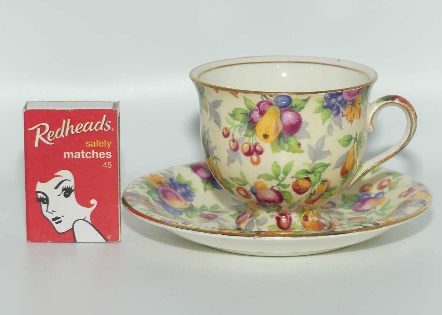 Royal Winton Evesham Chintz coffee duo