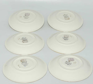 Royal Winton Evesham Chintz set of 6 coffee duos