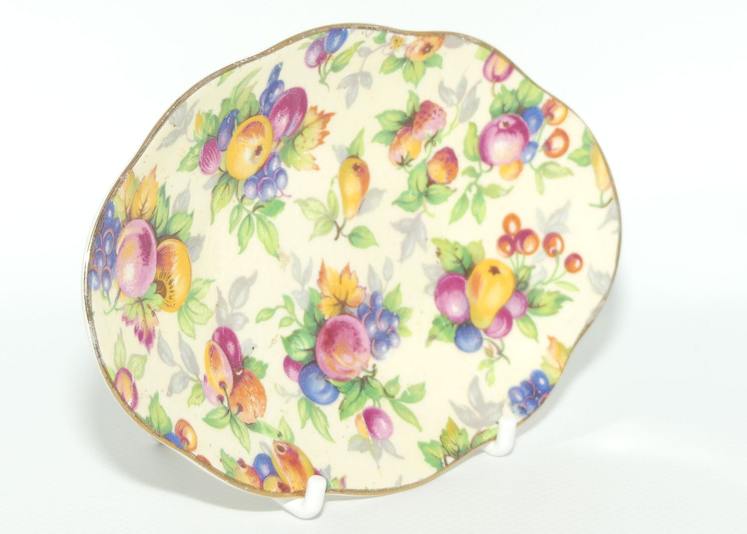 Royal Winton Chintz Evesham underplate for mayonnaise jug