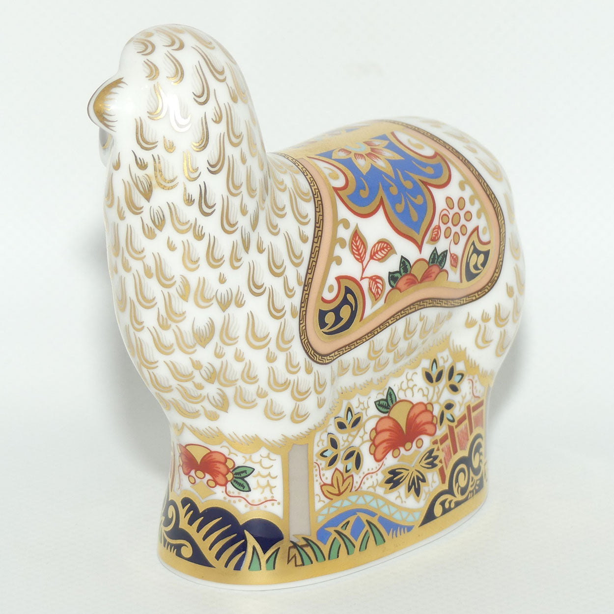 Royal Crown Derby paperweight | Imari Ewe