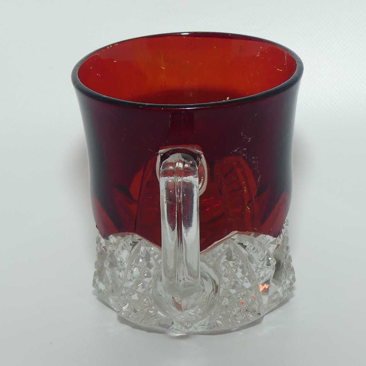 Exhibition Glass mug | Ruby glass