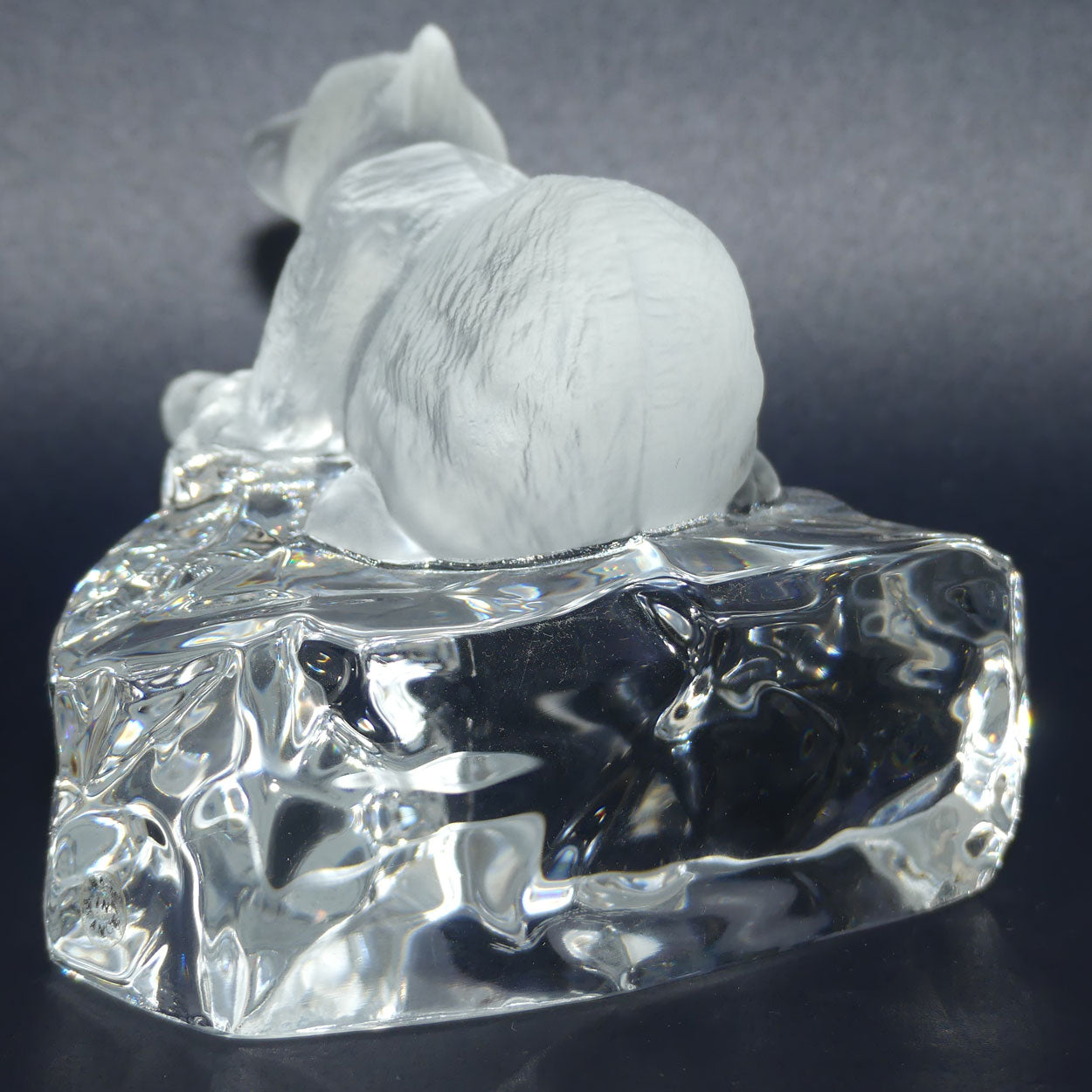 Igor Carl Faberge Crystal Polar Bear figure