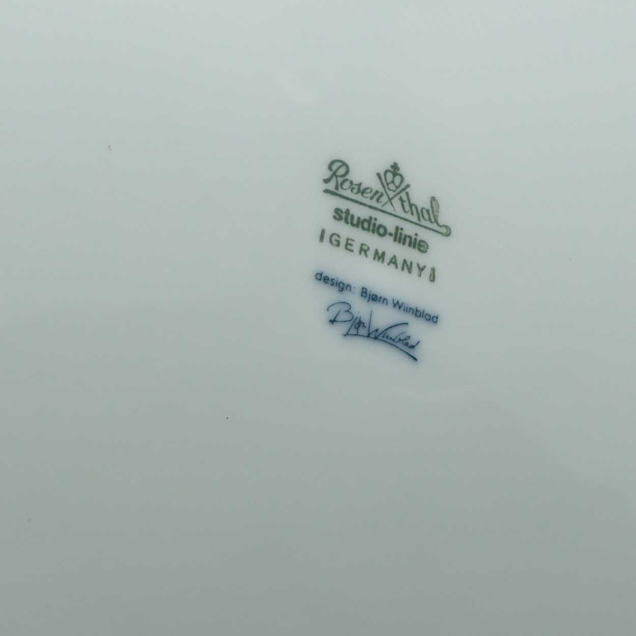 Rosenthal Studio Line Bjorn Wiinblad Horse and Rider wall charger | Horse Facing Right