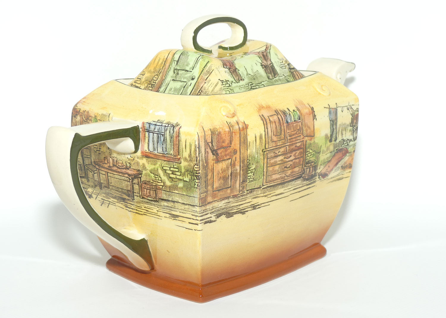 Royal Doulton Dickens Fagin Friar shape teapot D5175