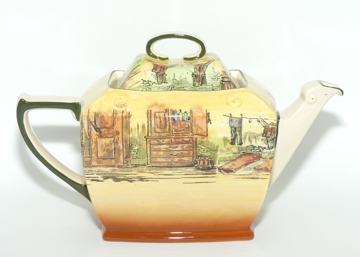 Royal Doulton Dickens Fagin Friar shape teapot D5175