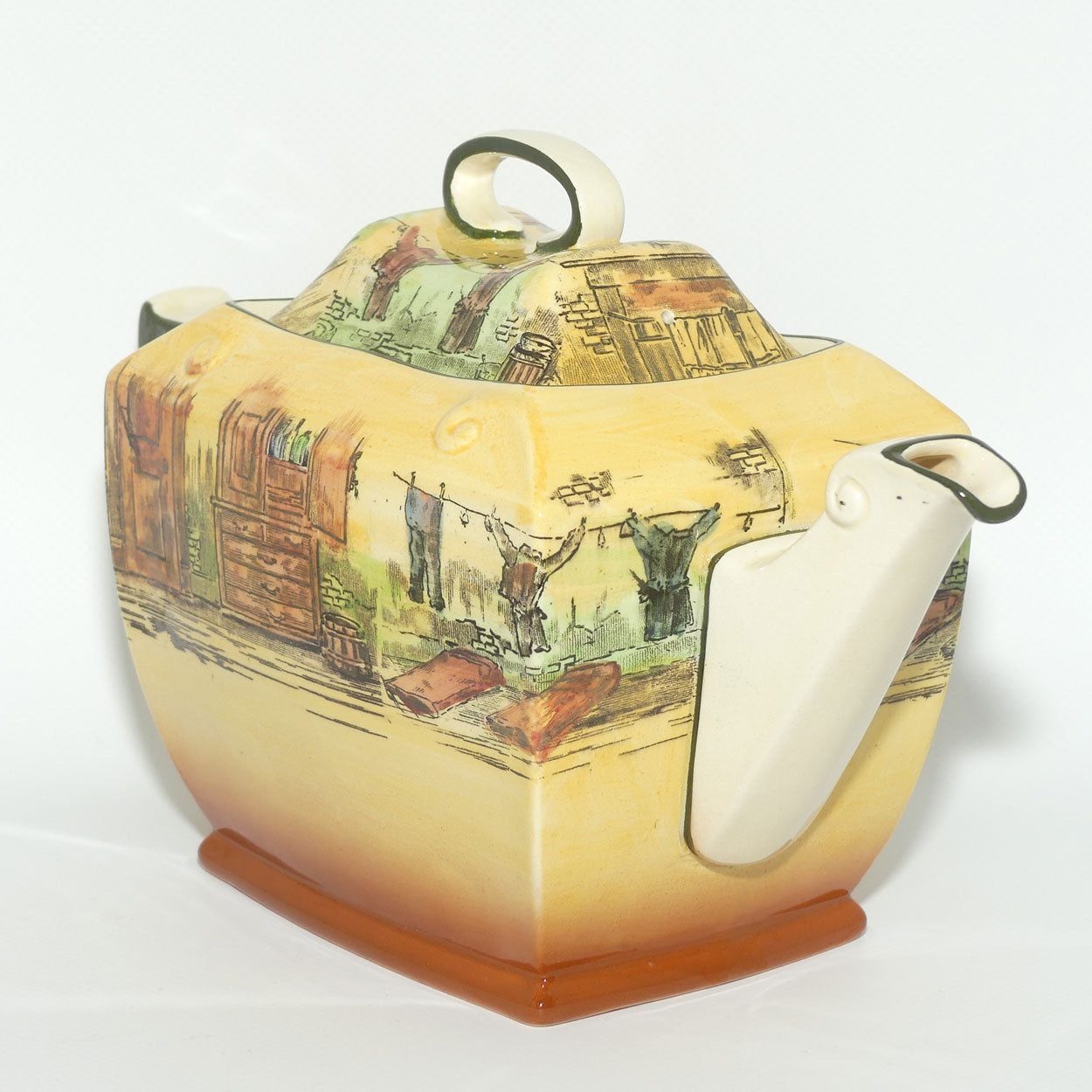 Royal Doulton Dickens Fagin Friar shape teapot D5175
