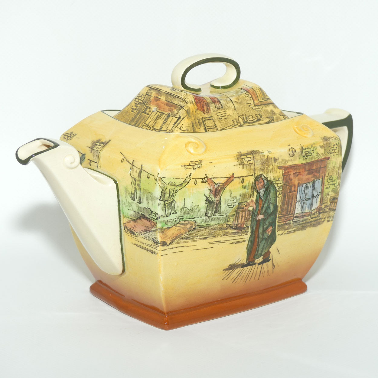 Royal Doulton Dickens Fagin Friar shape teapot D5175