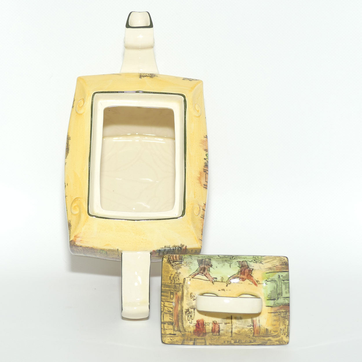 Royal Doulton Dickens Fagin Friar shape teapot D5175