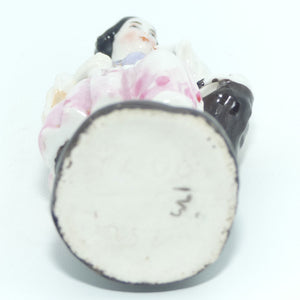 Victorian era Hard Paste Porcelain figure | Girl with Lamb