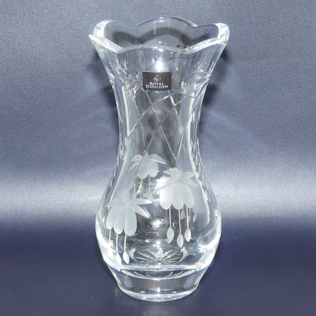 Royal Doulton Crystal | Falling Stars vase | 20cm