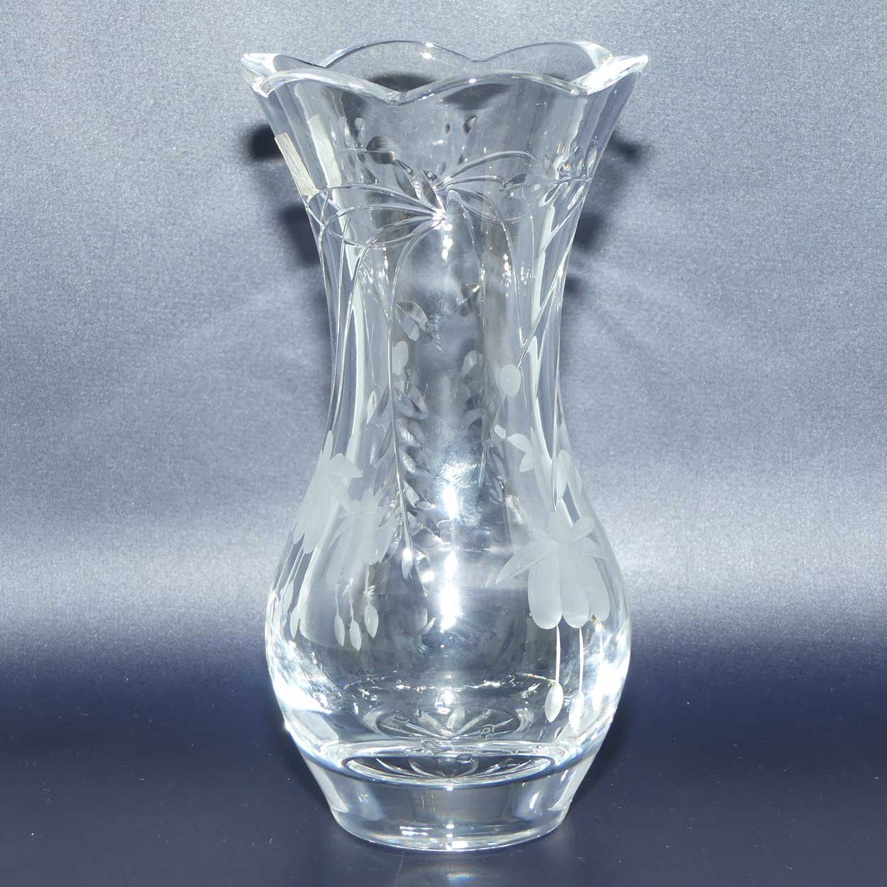 Royal Doulton Crystal | Falling Stars vase | 20cm