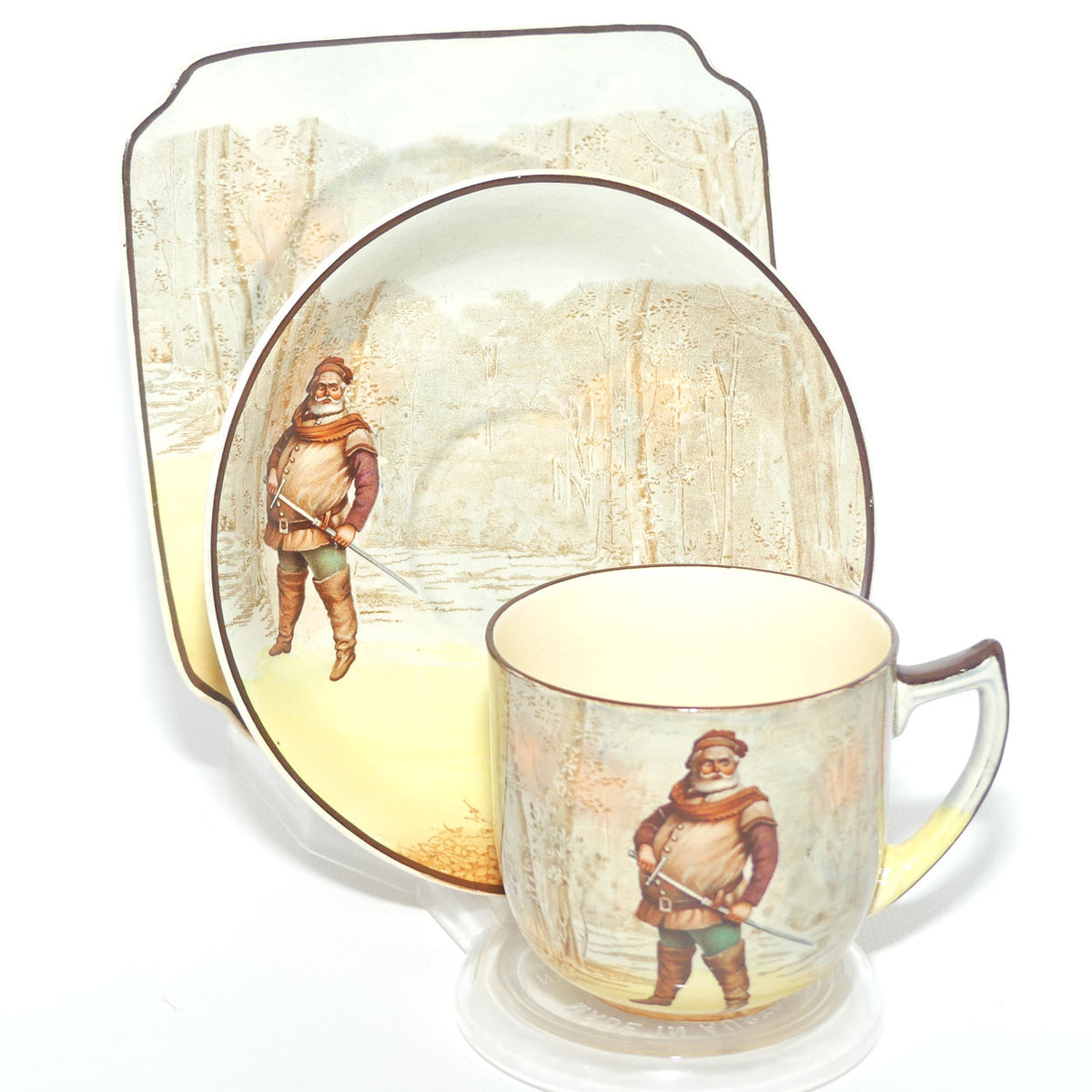 Royal Doulton Shakespearean Falstaff trio D3596 | matched