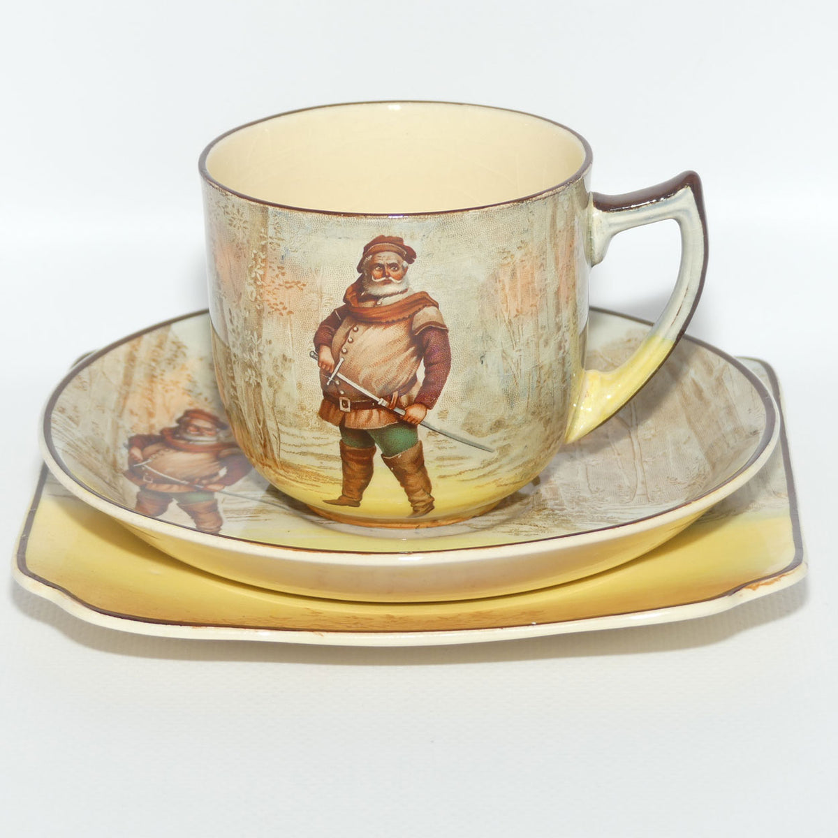 Royal Doulton Shakespearean Falstaff trio D3596 | matched