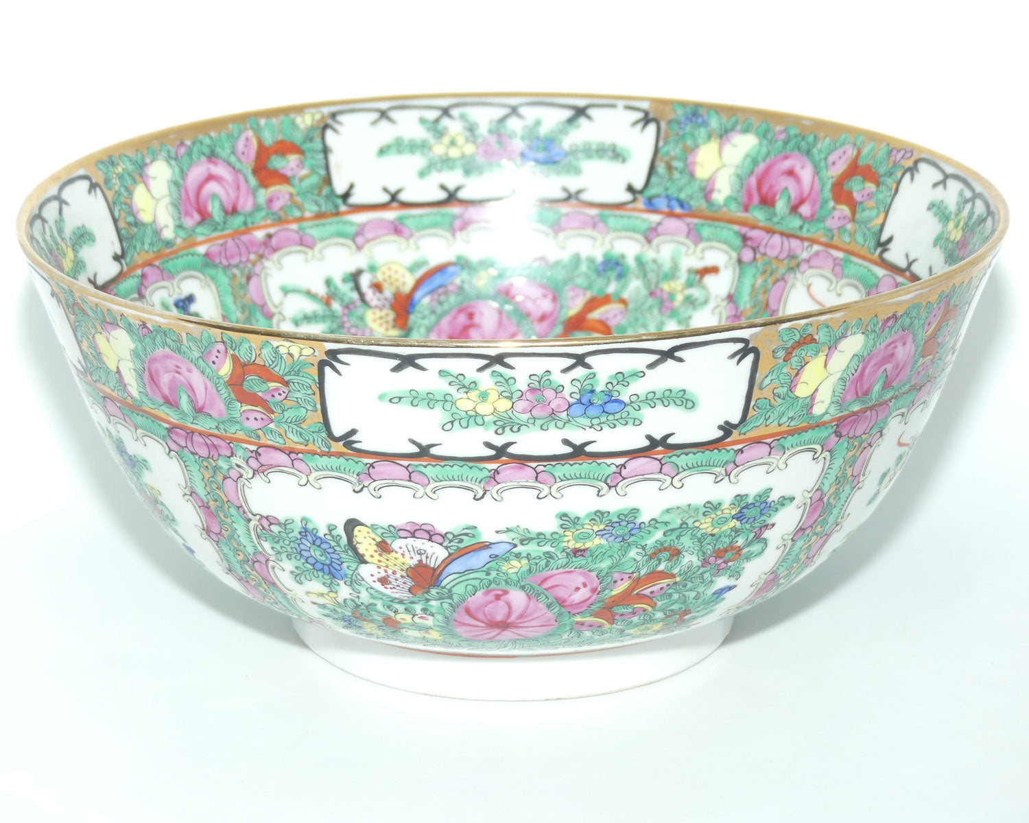 early 20th century Famille Rose bowl | 30.5cm diam