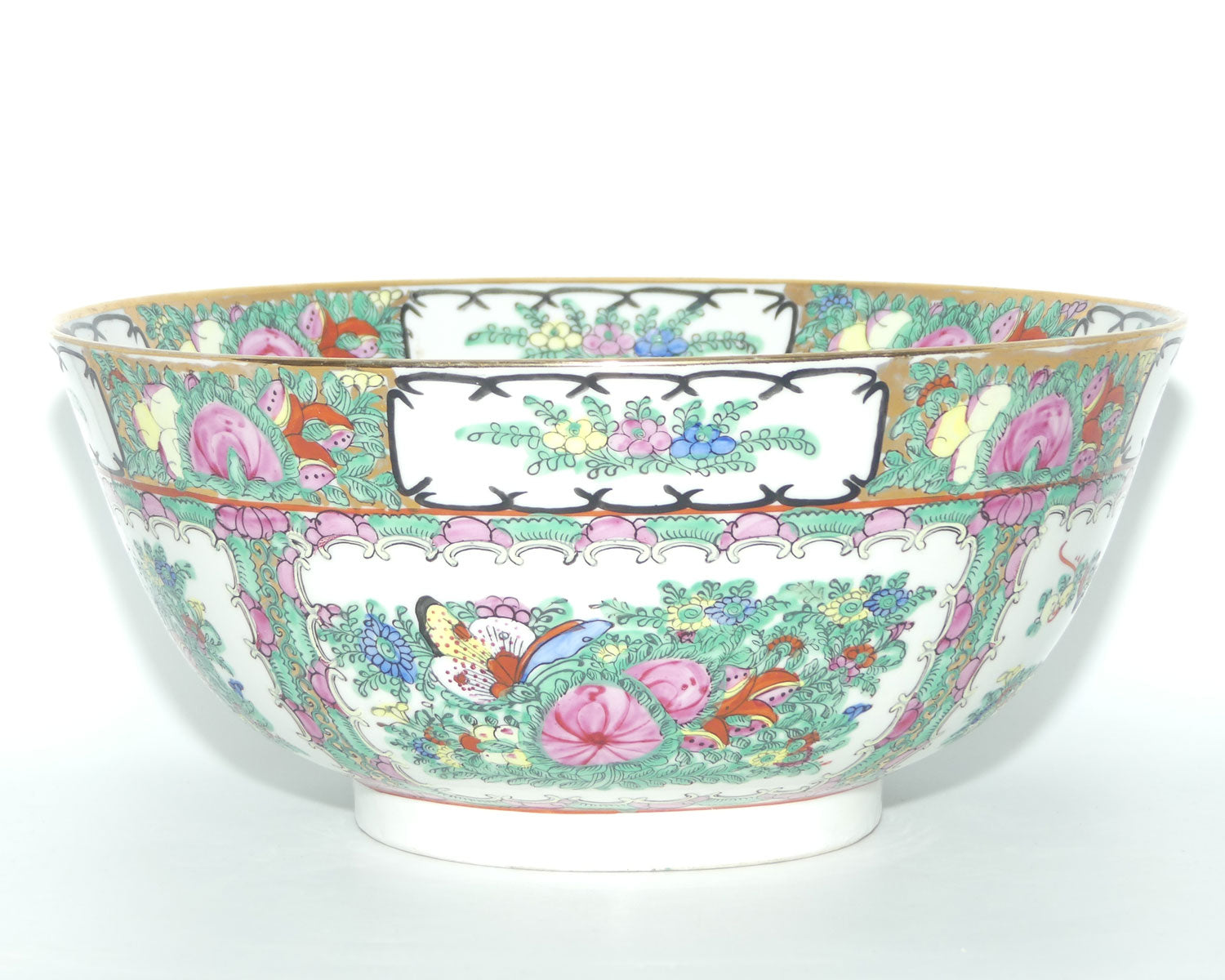 early 20th century Famille Rose bowl | 30.5cm diam