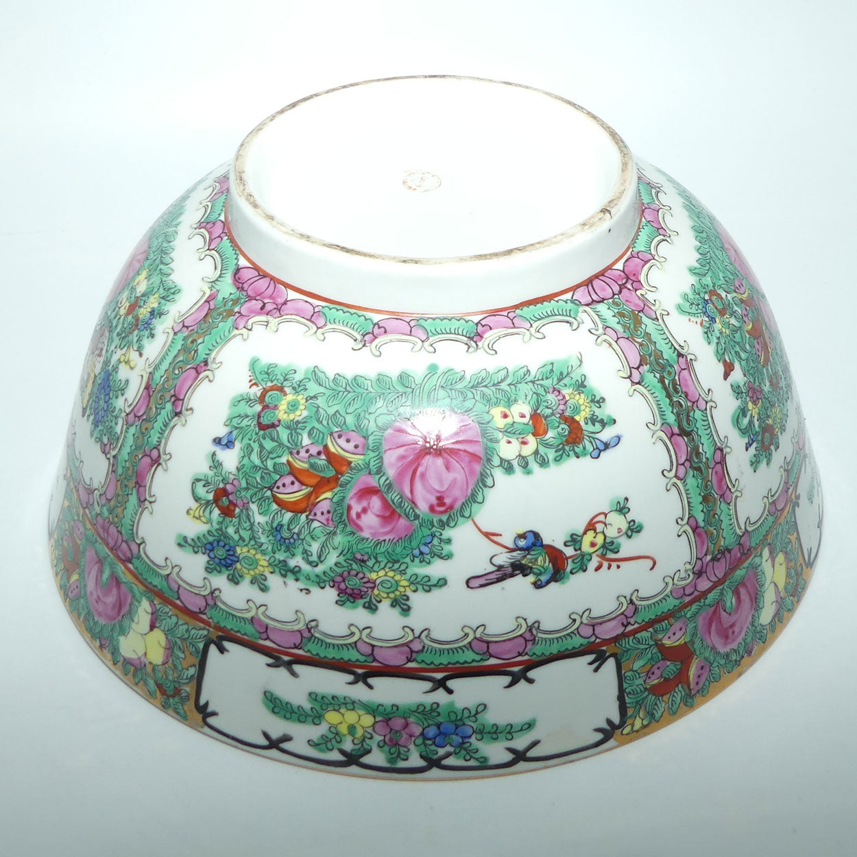 early 20th century Famille Rose bowl | 30.5cm diam