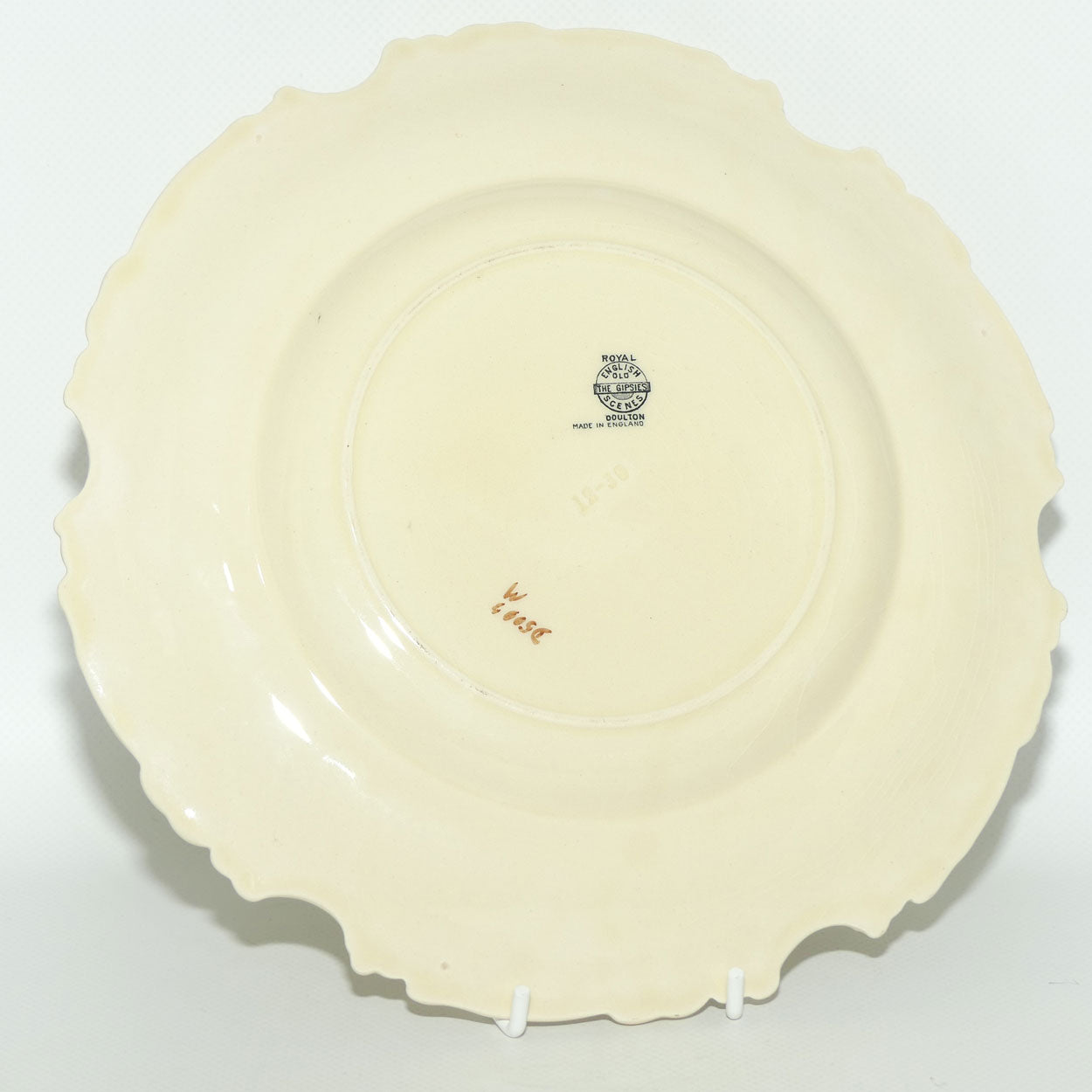 Royal Doulton Gleaners and Gypsies figured fancy border plate D5003