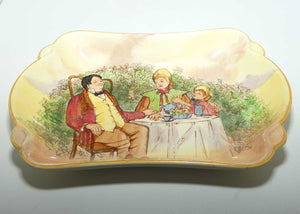 Royal Doulton A Hundred Years Ago pattern fancy rectangular bowl D5499