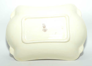 Royal Doulton A Hundred Years Ago pattern fancy rectangular bowl D5499