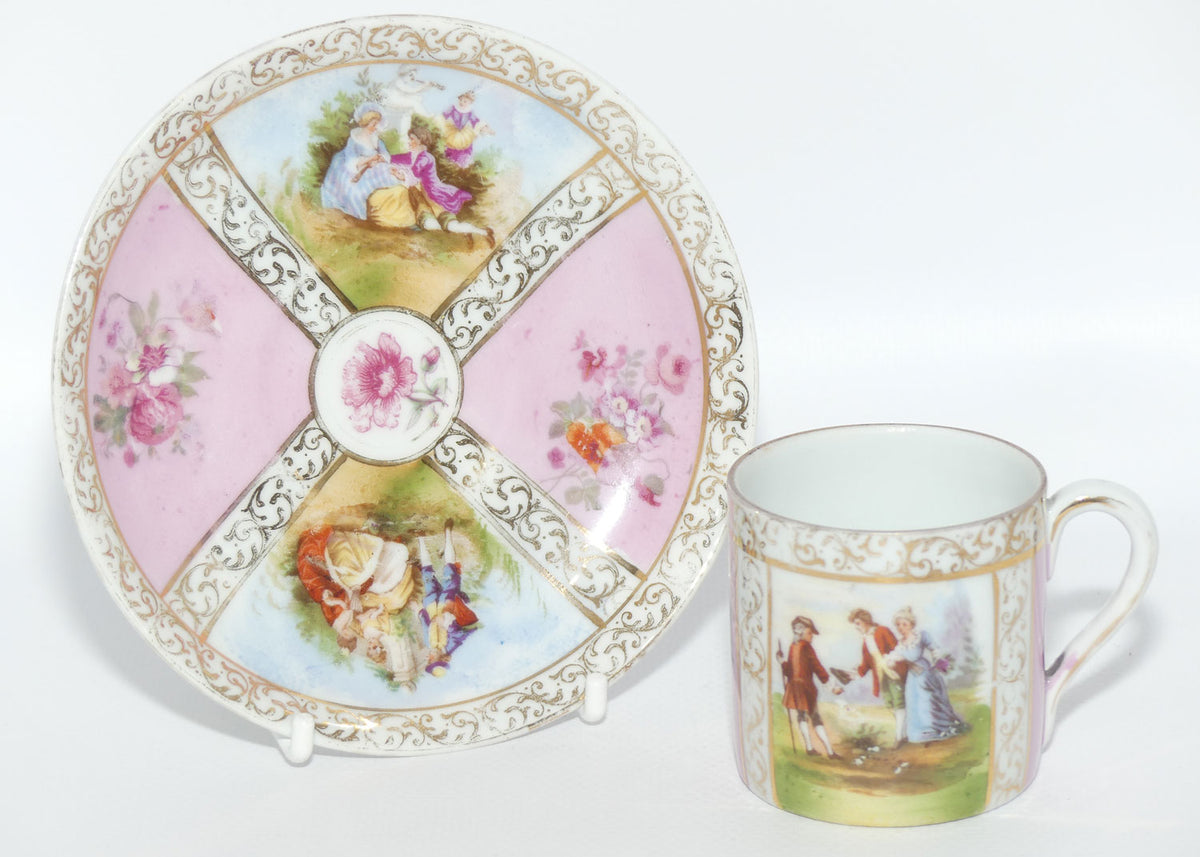 CG Schierholz & Sohn Neoclassical demi tasse duo