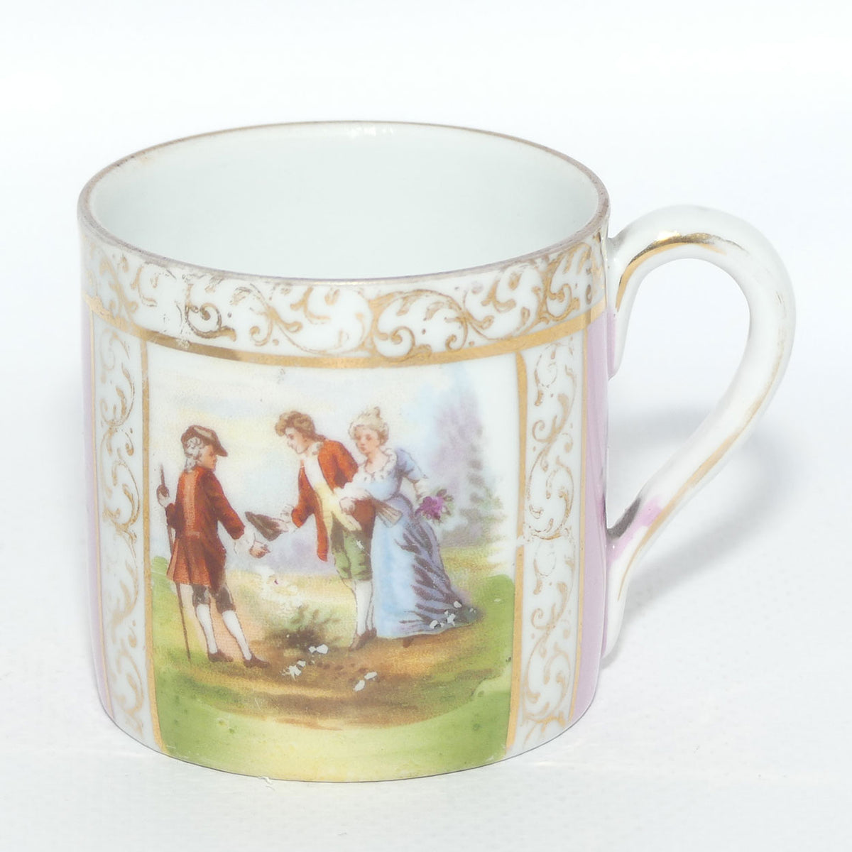 CG Schierholz & Sohn Neoclassical demi tasse duo