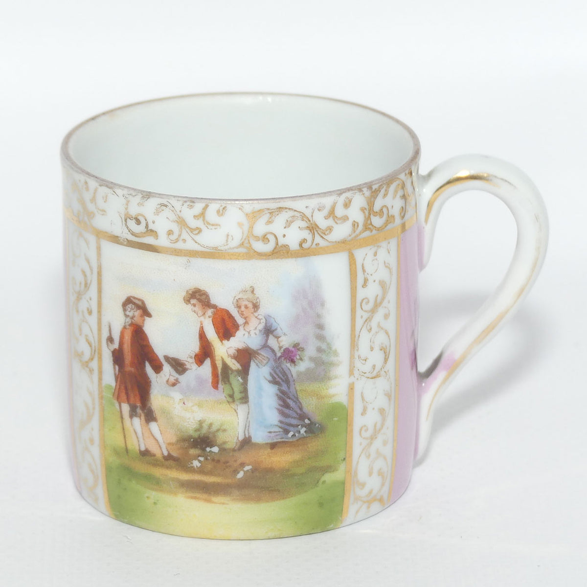 CG Schierholz & Sohn Neoclassical demi tasse duo