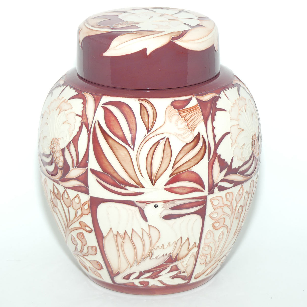 Moorcroft Fantastical Friends Red 769/8 ginger jar |LE 5/50