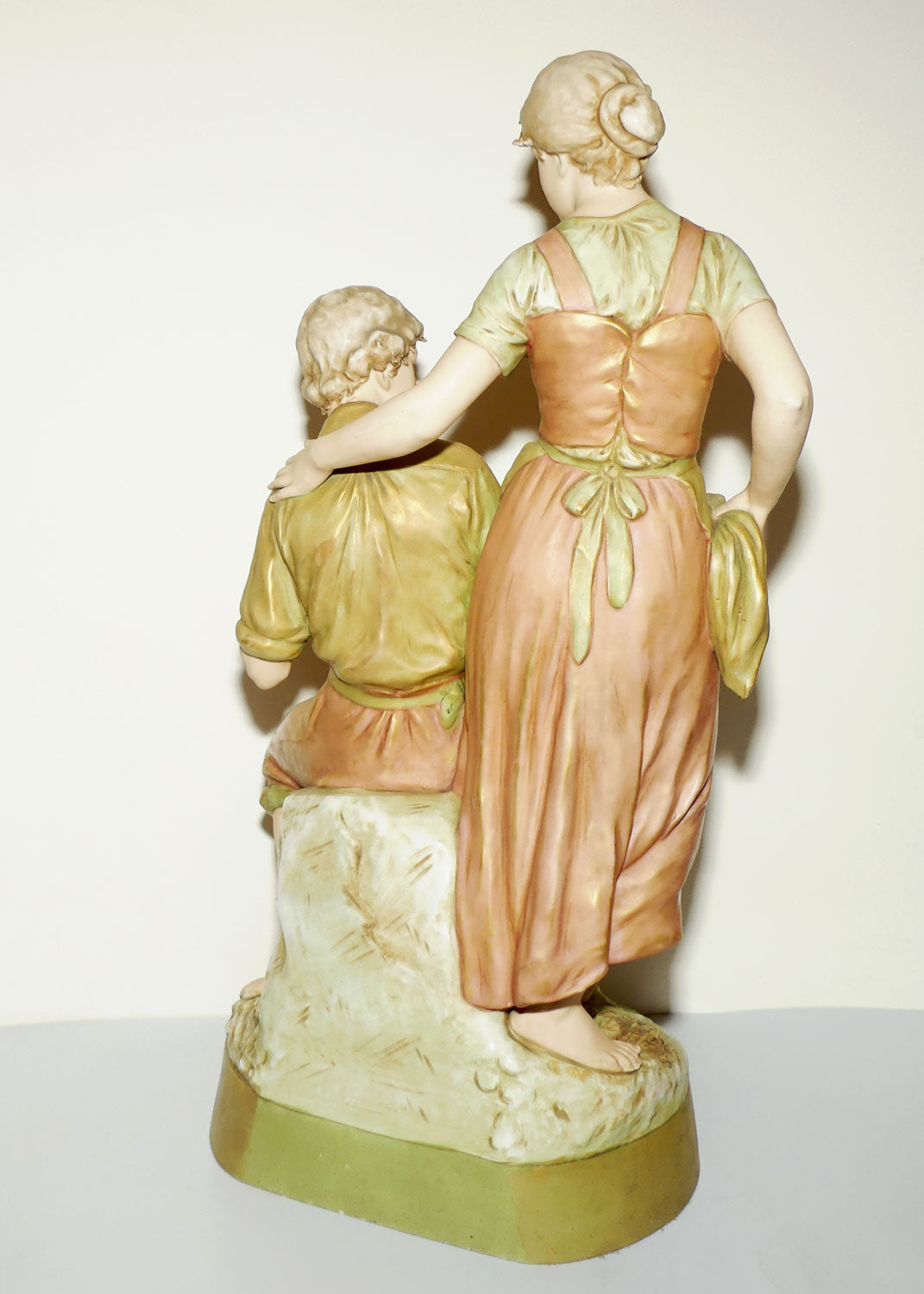 Royal Dux Bohemia Figure Group | 2125 | Farmer, Mother and Child