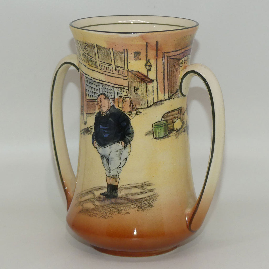 royal-doulton-dickens-fat-boy-twin-handle-vase-d5175