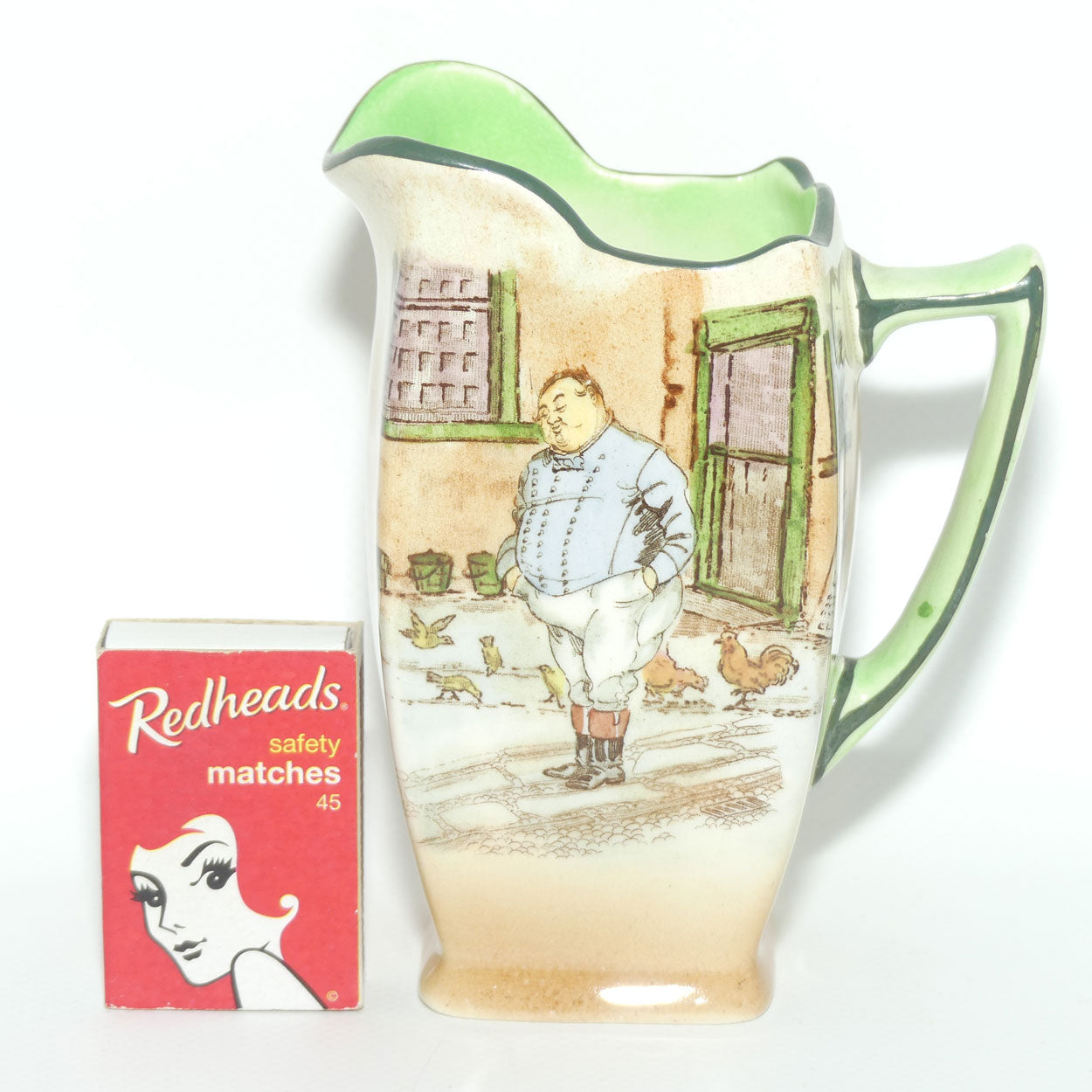 Royal Doulton Dickens Fat Boy Friar shape small jug D2973