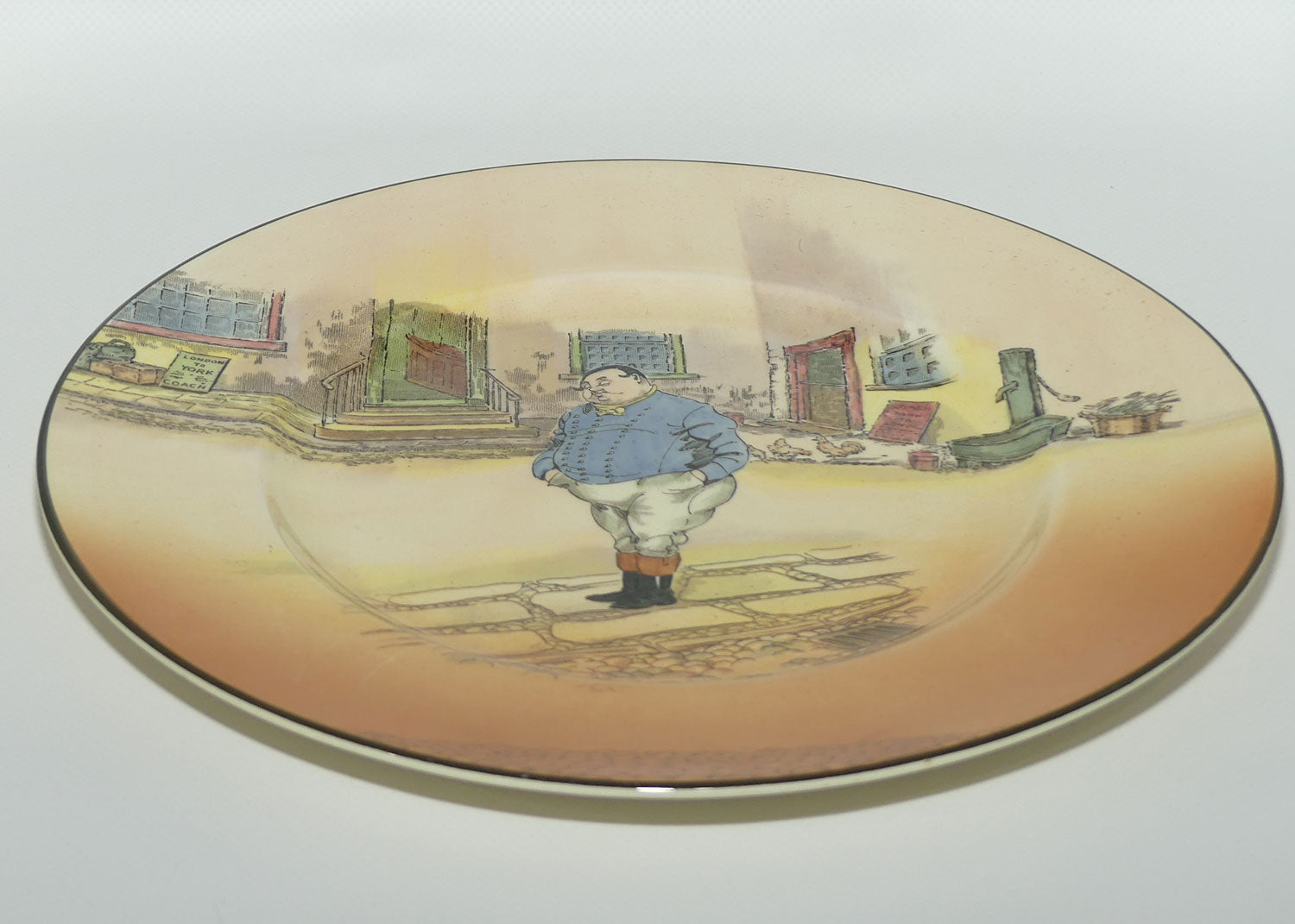 Royal Doulton Dickens Fat Boy rack plate D6327