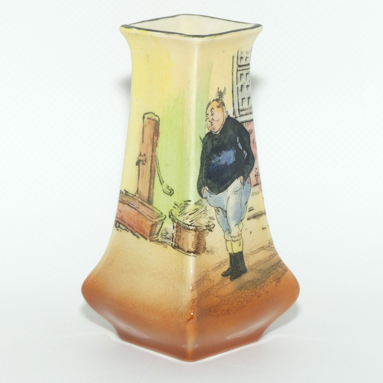 Royal Doulton Dickens Fat Boy small flaired vase D5175
