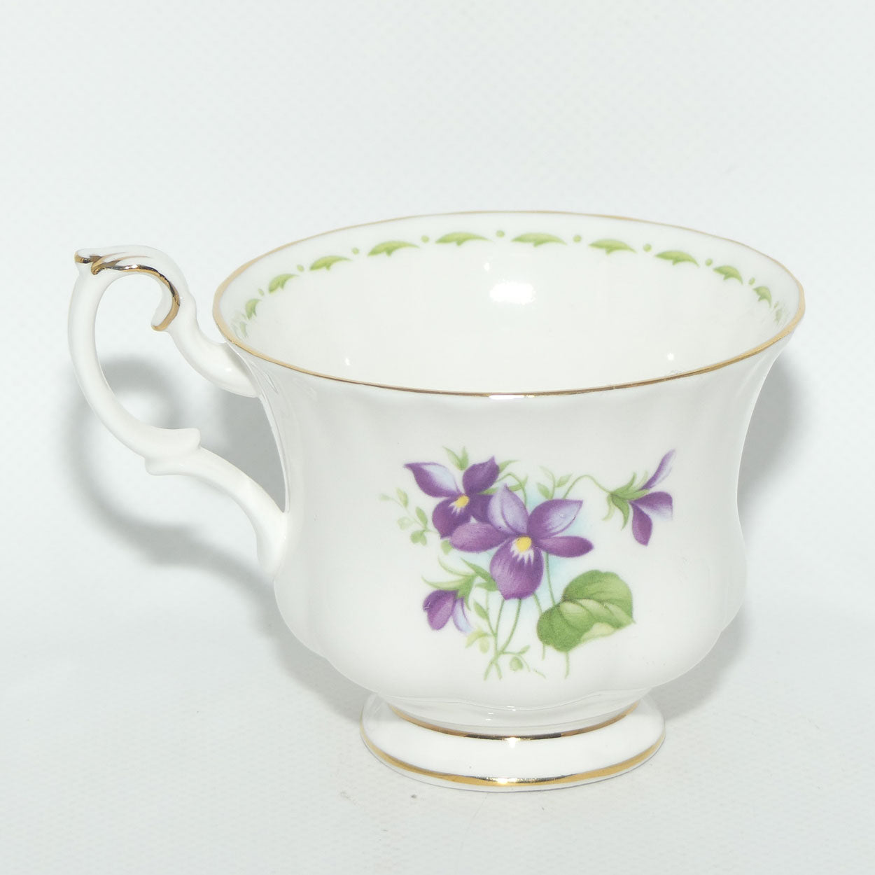 Royal Albert Bone China England | Flower of the Month series | February Violets trio