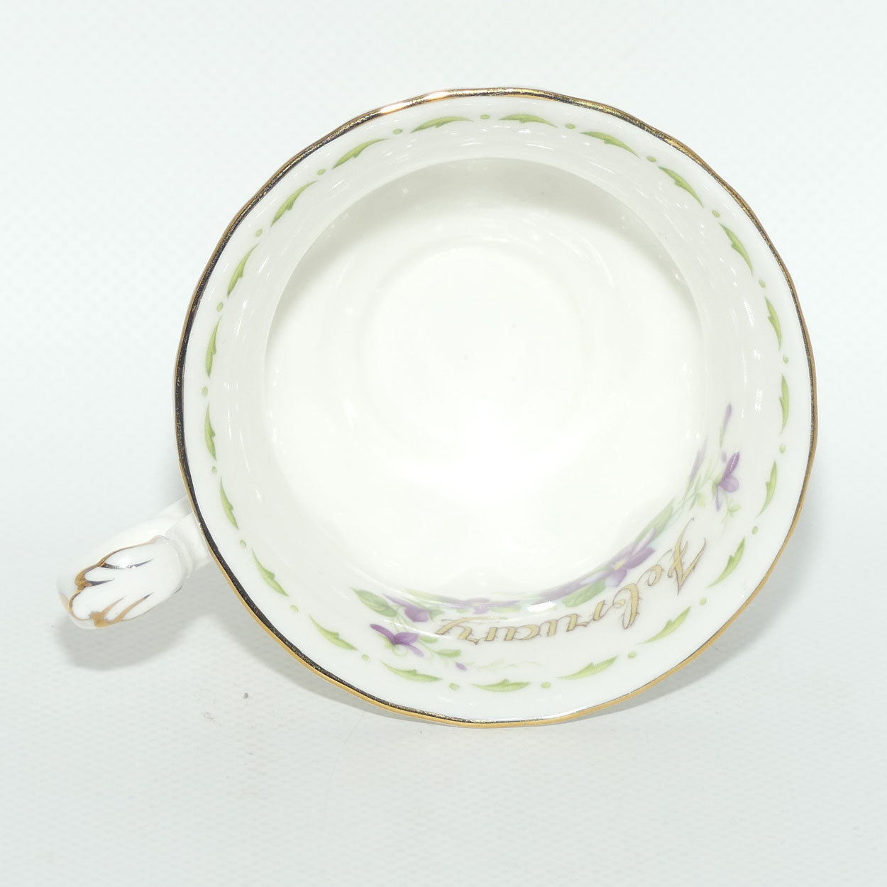 Royal Albert Bone China England | Flower of the Month series | February Violets trio