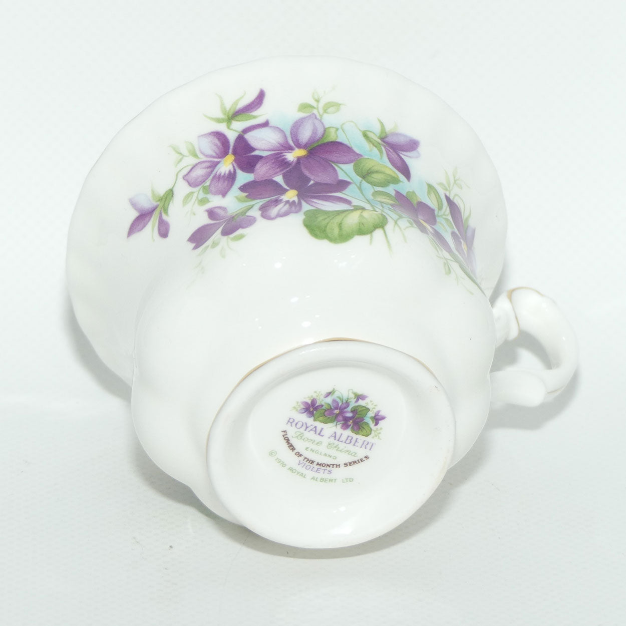 Royal Albert Bone China England | Flower of the Month series | February Violets trio