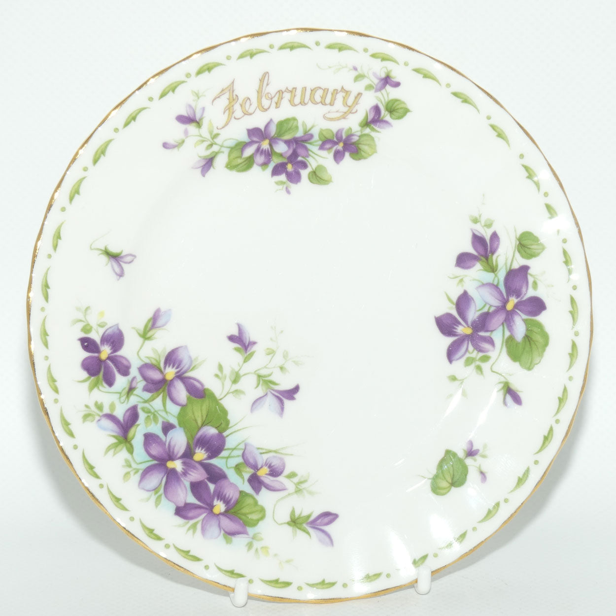 Royal Albert Bone China England | Flower of the Month series | #2 | February Violets trio
