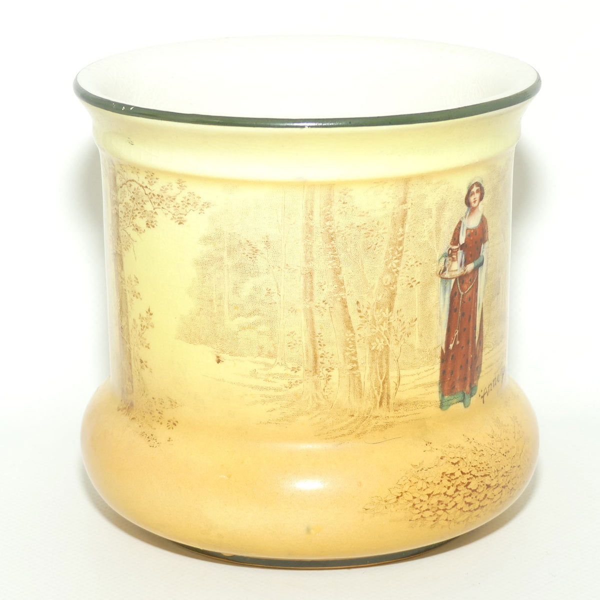 Royal Doulton Shakespearean Anne Page fern pot D3746