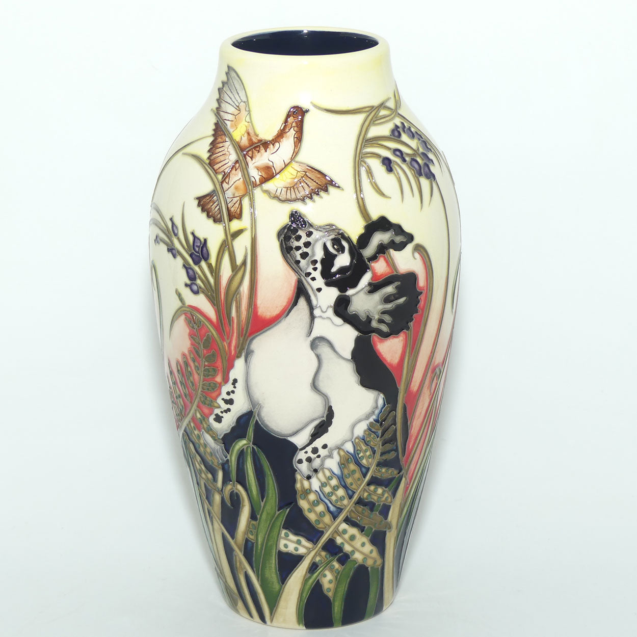 Moorcroft Field Trials 200/8 vase | Black | NE #74